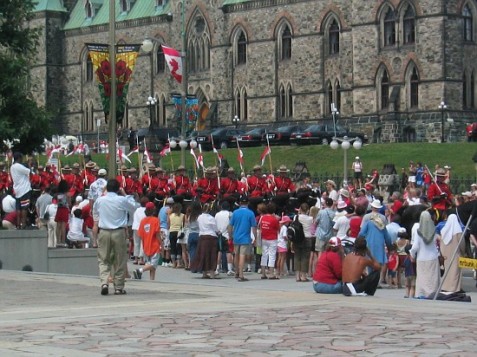 The RCMP escort for the Governor General